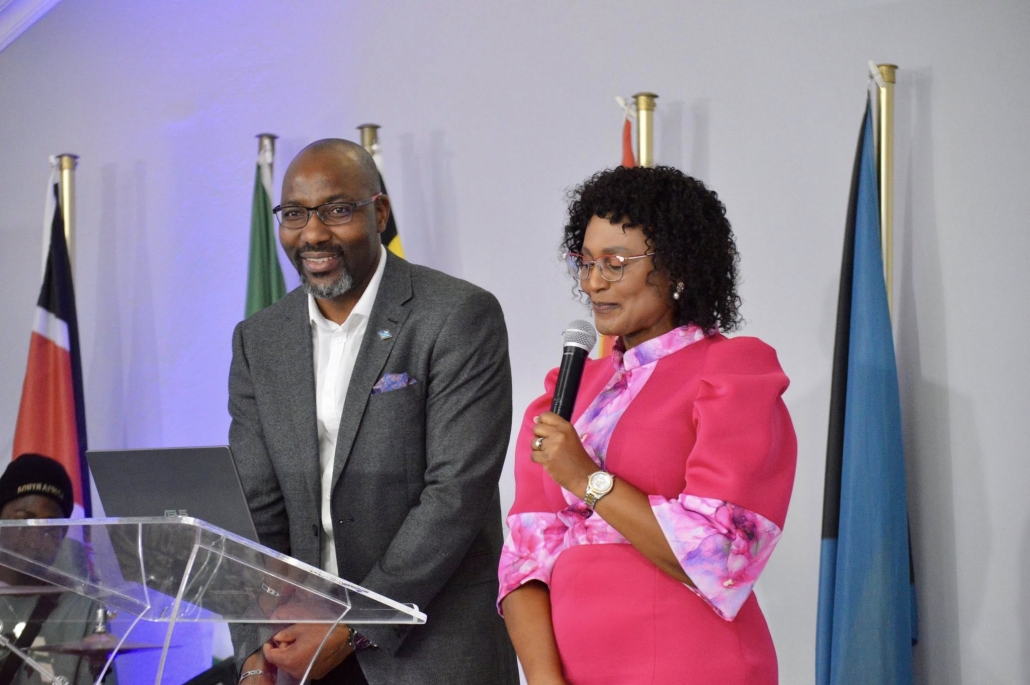 Mpumi Mabuza and Eric Mabuza speaking at Kingdom Community SA