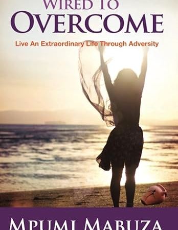 Wired to Overcome Bookcover with a carefree rearview of a lady on the beach