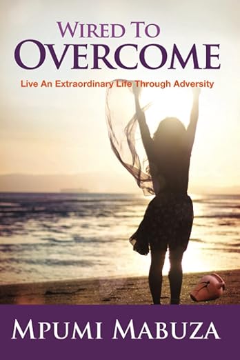 Wired to Overcome Bookcover with a carefree rearview of a lady on the beach
